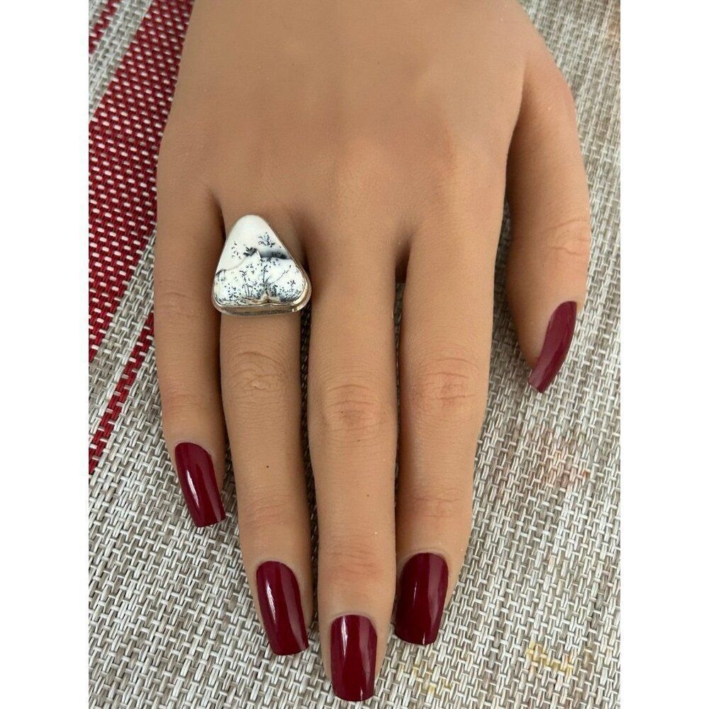 Silver White Ring - image 5